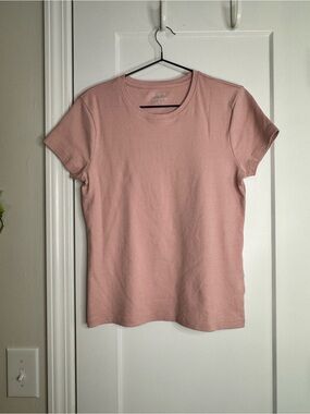 J. Crew Pink Essential Tee